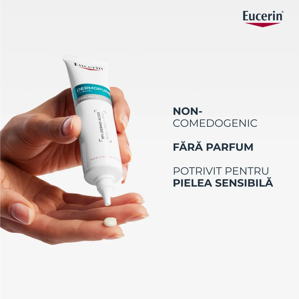 Tratament Exfoliant pt Noapte DermoPure, 40ml, Eucerin