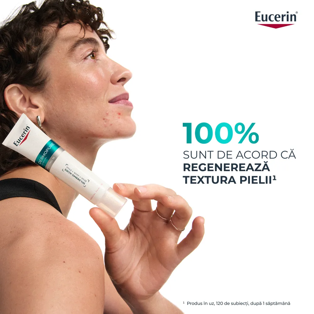Tratament Exfoliant pt Noapte DermoPure, 40ml, Eucerin