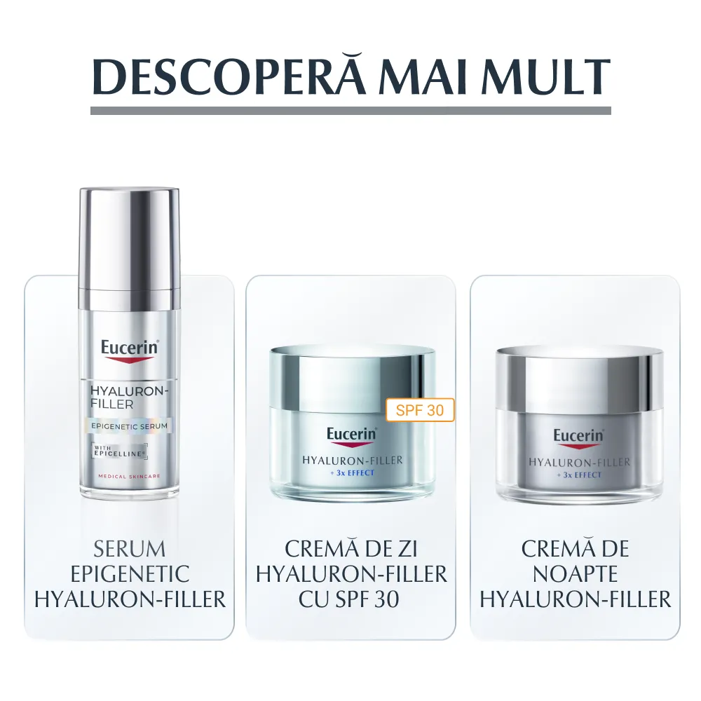 Crema de Noapte Hyaluron Filler, 50ml, Eucerin