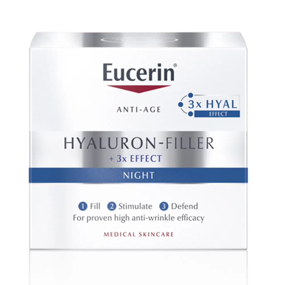 Crema de Noapte Hyaluron Filler, 50ml, Eucerin