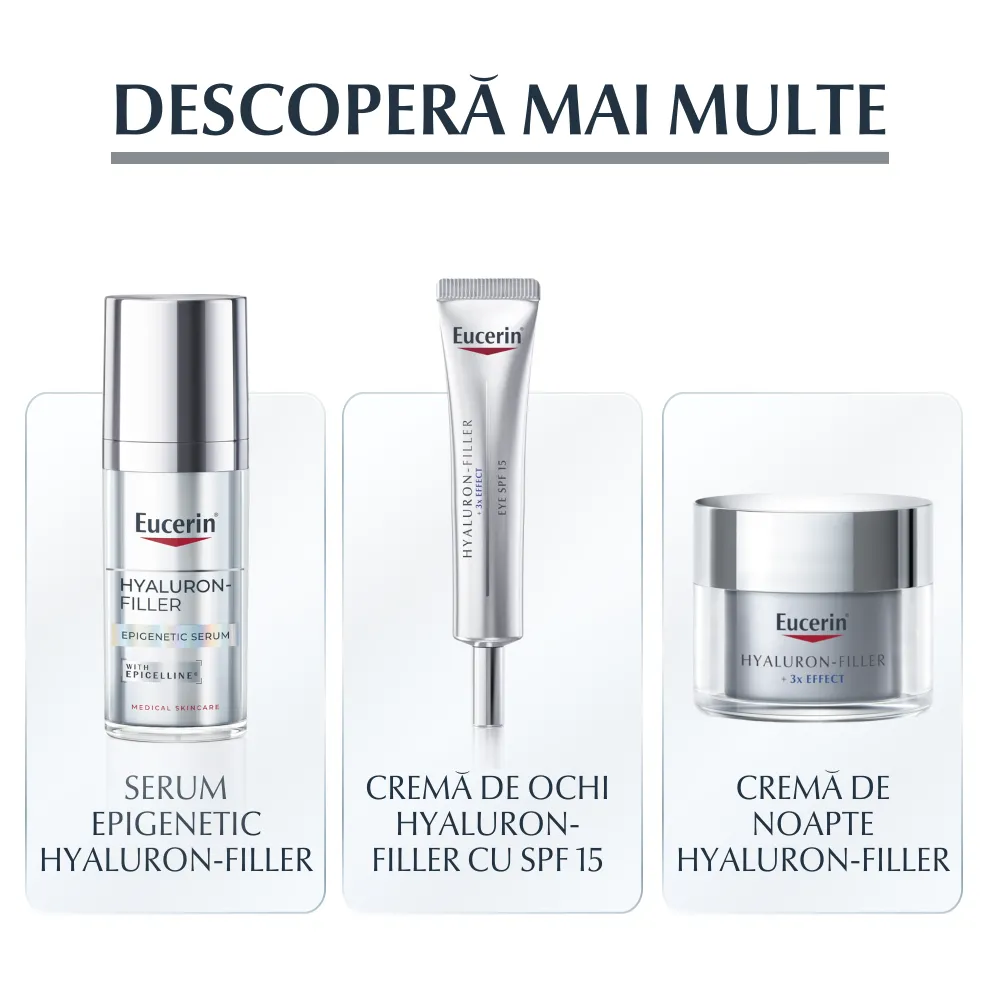 Crema de Zi SPF15 Hyaluron Filler, 50ml, Eucerin