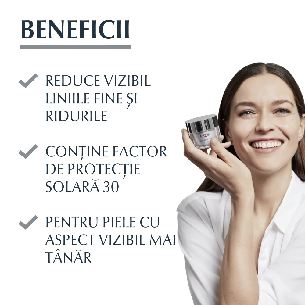 Crema de Zi SPF30 Hyaluron Filler, 50ml, Eucerin