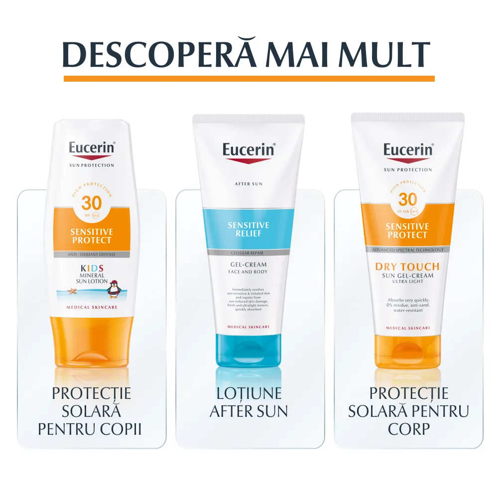 Protectie solara Sun Face Fluid Photoaging Control SPF50+, 50ml, Eucerin