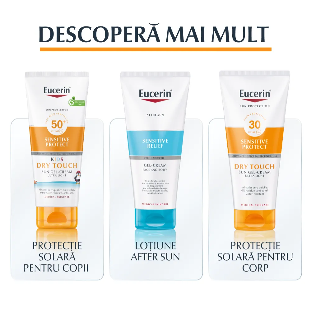 Protectie solara Sun Face Oil Control Dry Touch SPF50+, 50ml, Eucerin