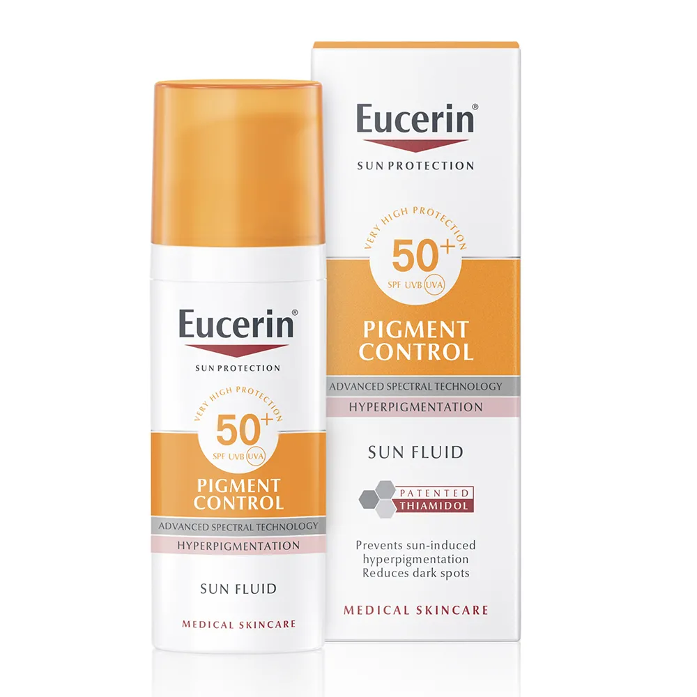 Crema de Fata SPF50+ Sun Protection Pigment Control, 50ml, Eucerin