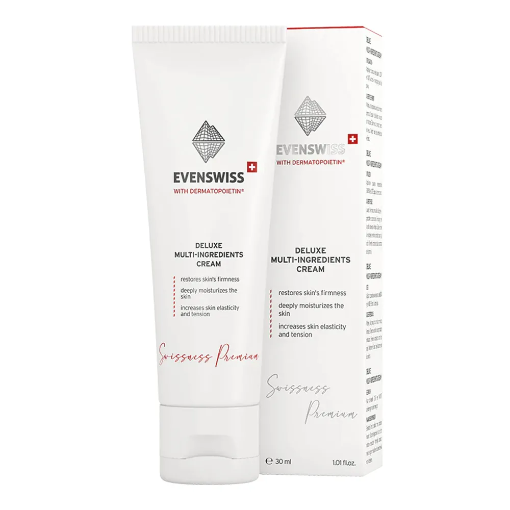 Deluxe Multi-Ingredients Crema Intens Hidratanta, 30ml, Evenswiss