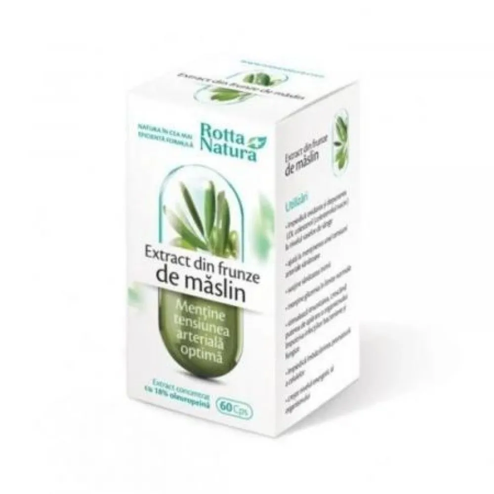 Extract din frunze de Maslin, 60 capsule, Rotta Natura