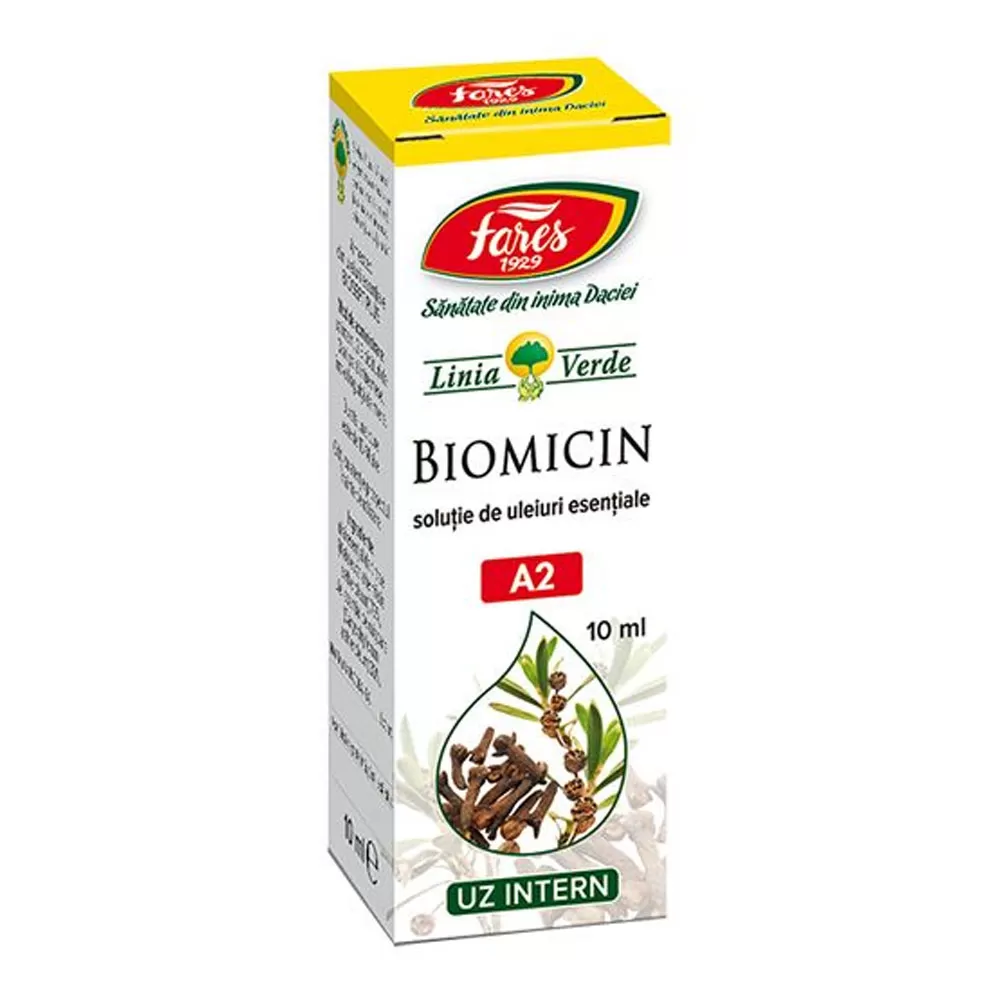 Fares Biomicin A2 solutie x 10 ml