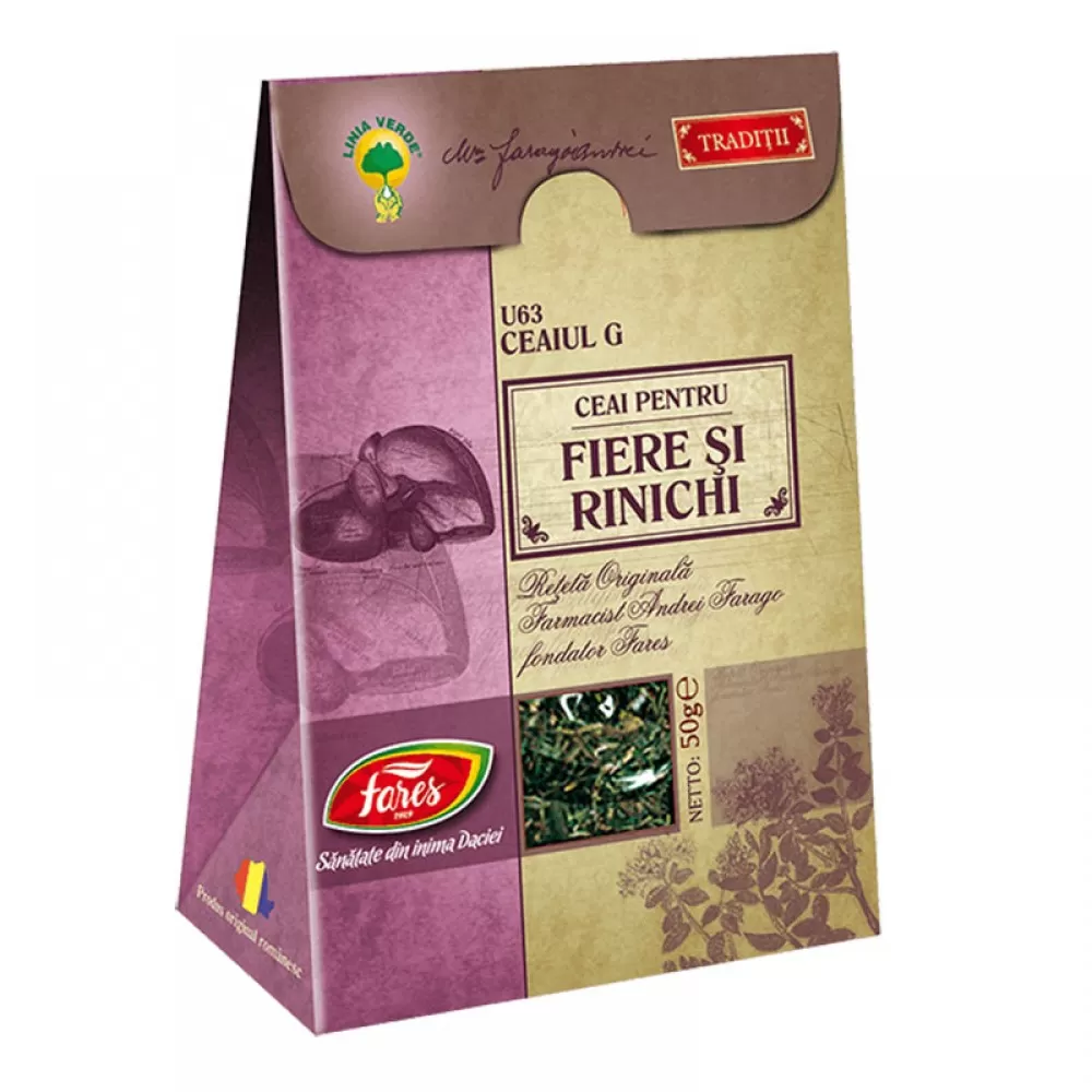 Fares Ceai G Fiere si Rinichi vrac x 50 g
