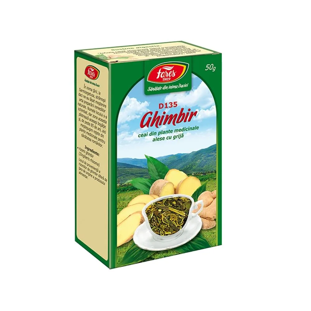 Fares Ceai Ghimbir, 50 g