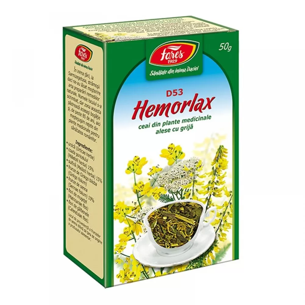 Fares Ceai Hemorlax vrac x 50 g