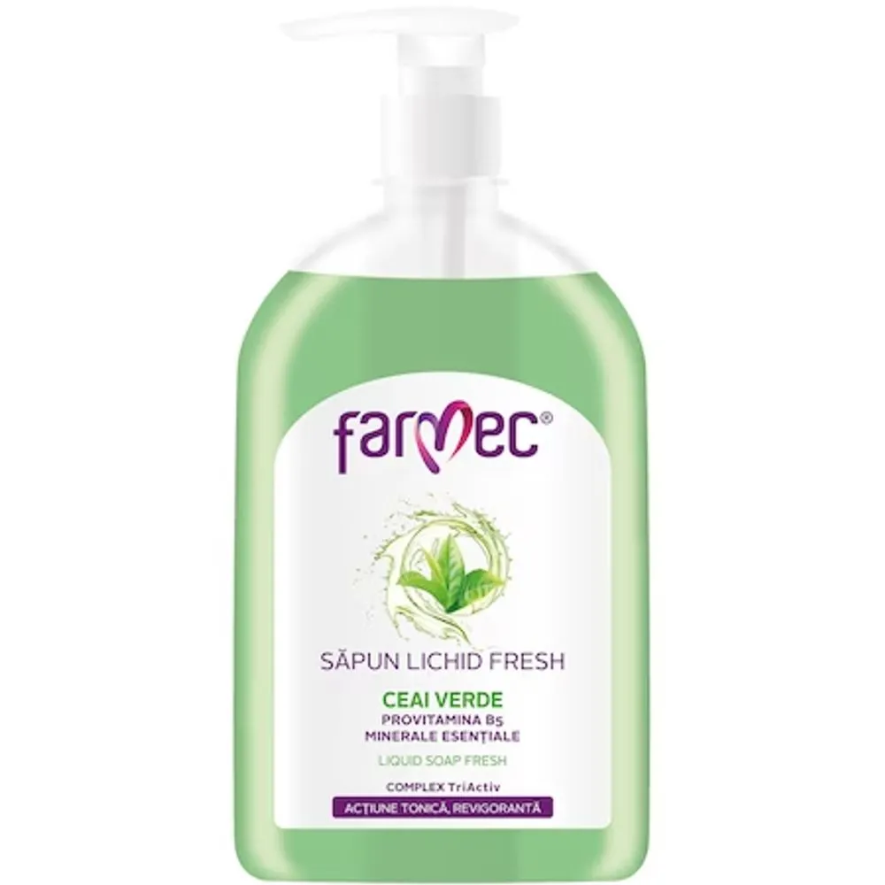 Farmec Sapun Lichid Fresh Ceai Verde x 500ml