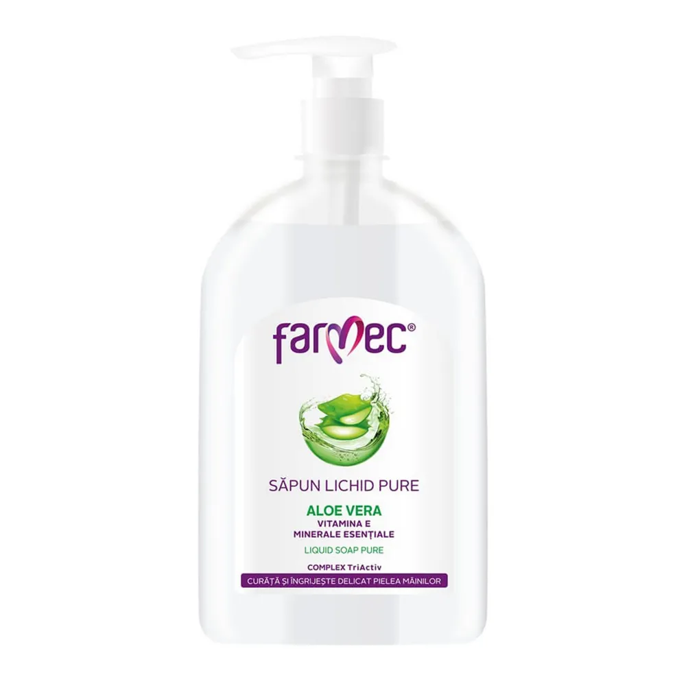Sapun Lichid Pure Aloe Vera, 500ml, Farmec