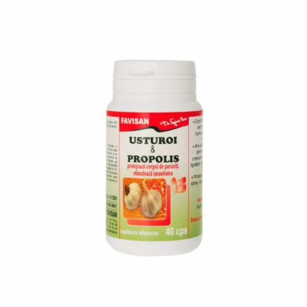 Favisan Usturoi si Propolis -cps x 40