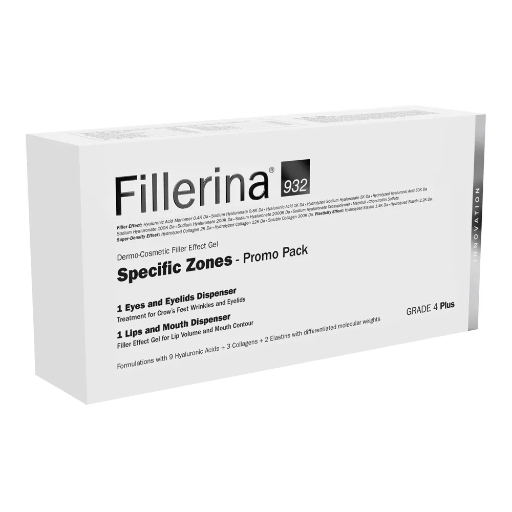 Pachet Grad 4 Plus Fillerina 932 Tratament pentru ochi si pleoape, 15 ml + Tratament pentru buze si conturul buzelor, 7 ml, Labo