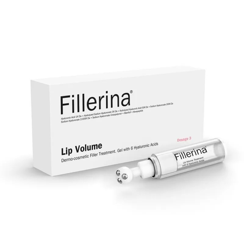 Gel dermatocosmetic cu efect de umplere pentru buze Doza 3 Lip Volume Fillerina, 5 ml, Labo