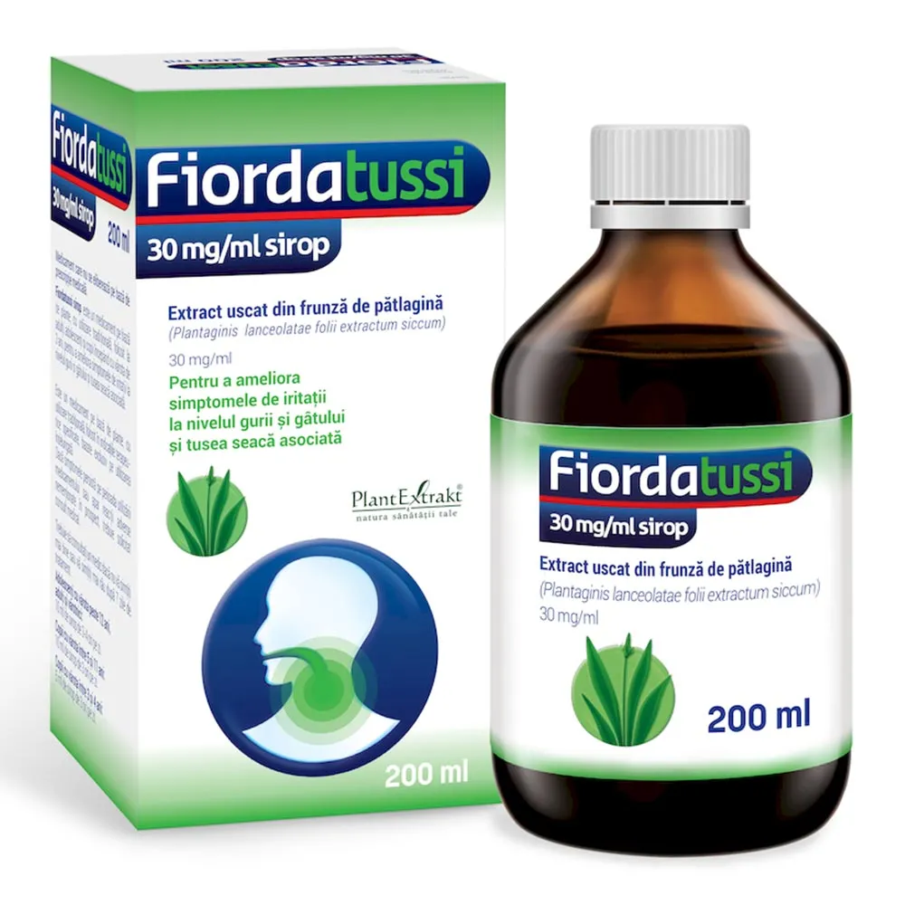 Fiordatussi 30mg/ml -sirop, 200ml, Plantextrakt
