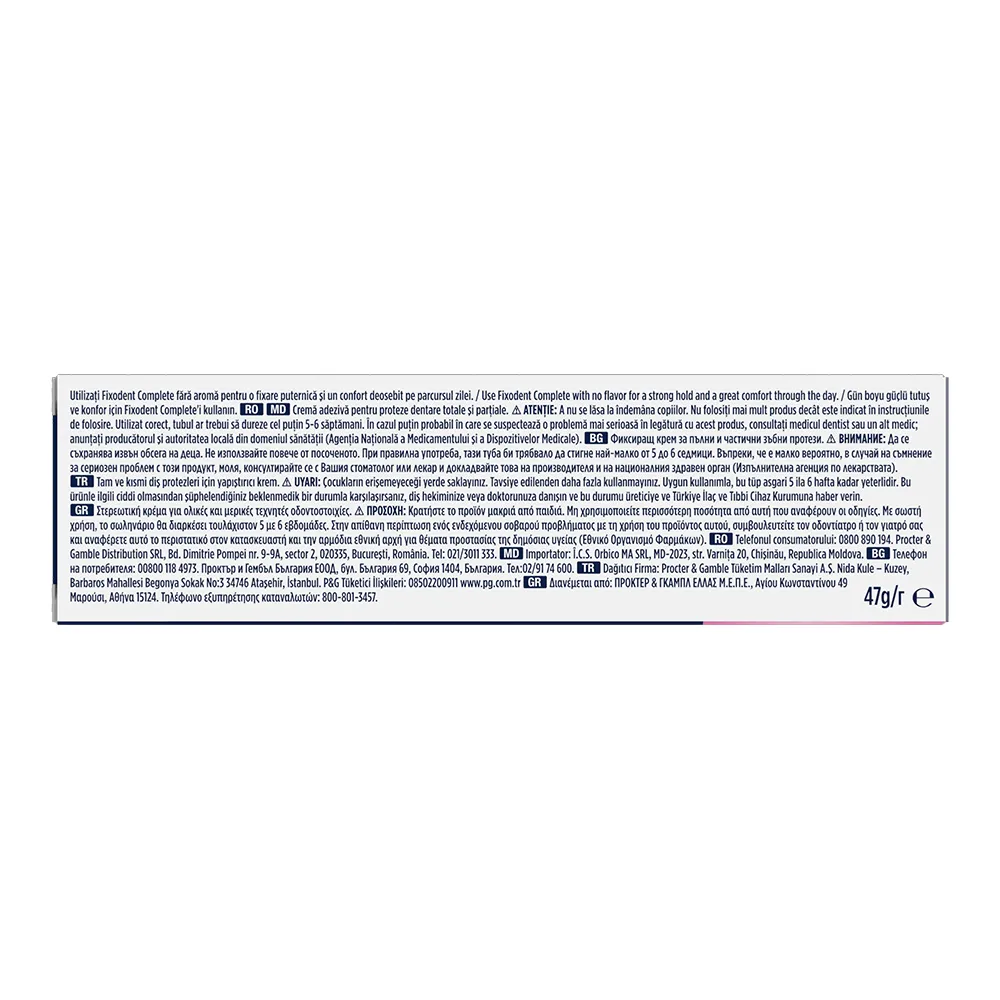 Complete Strong Hold Fara Aroma, 47g, Fixodent