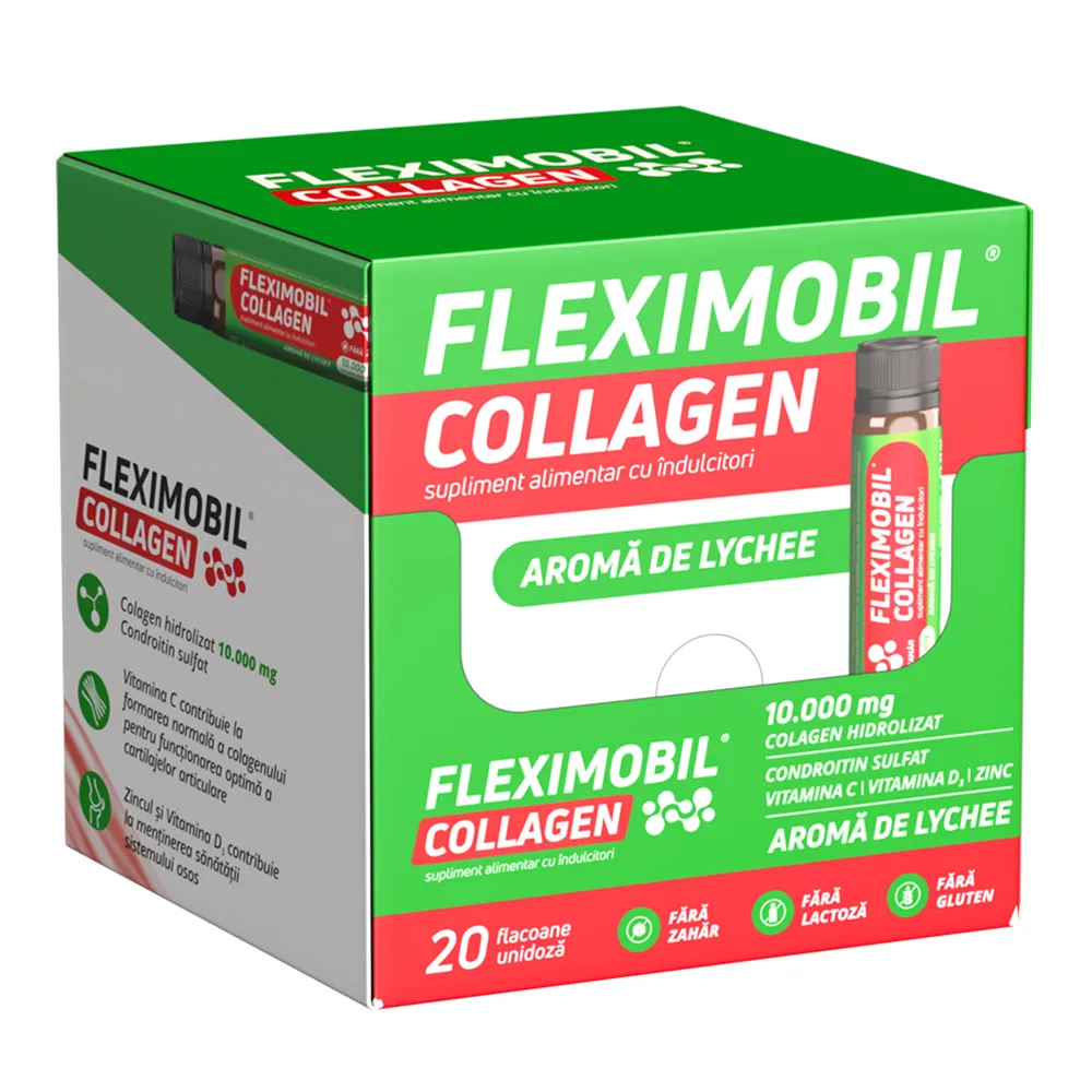 Fleximobil Colagen, 20 flacoane unidoza x 25 ml, Fiterman Pharma