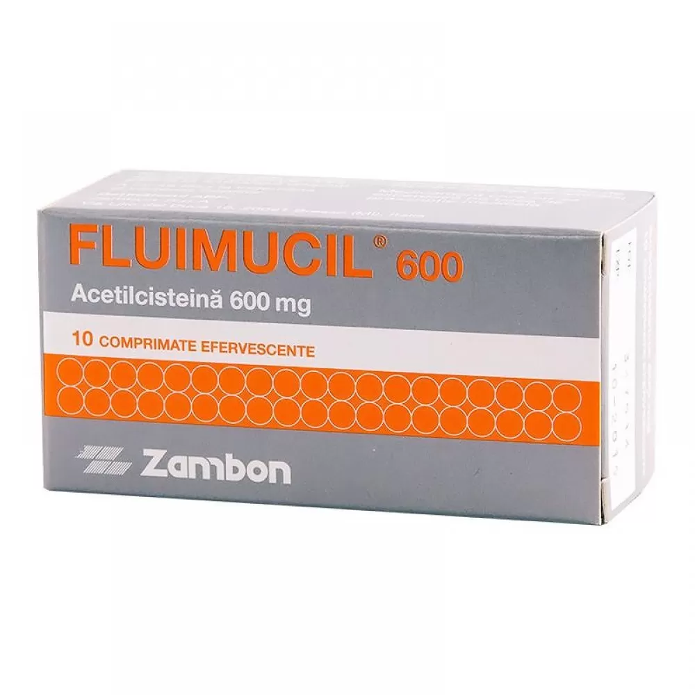 Fluimucil 600 mg -cpr.eff x 10 - Zambon