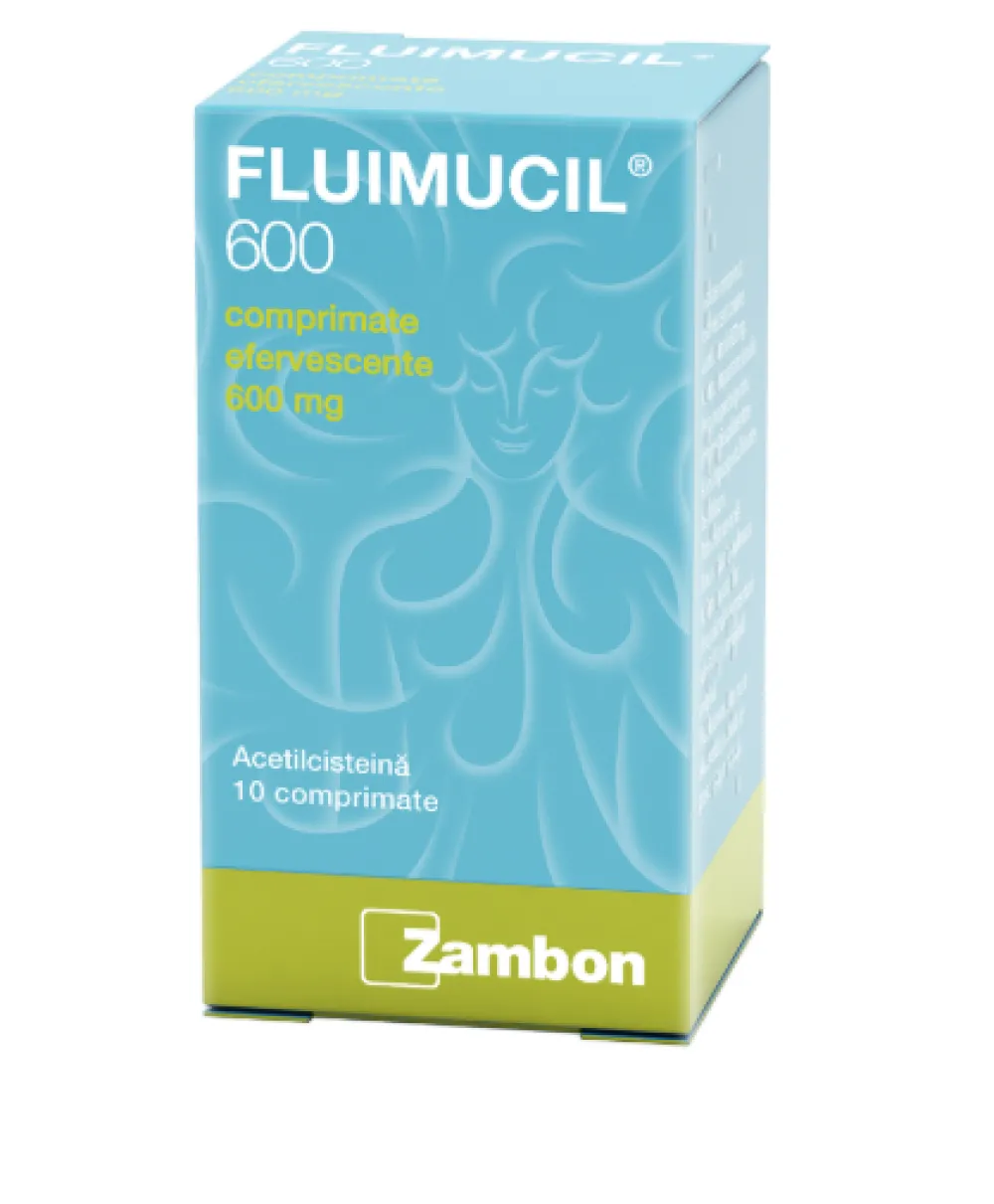 Fluimucil 600 mg -cpr.eff x 10 - Zambon
