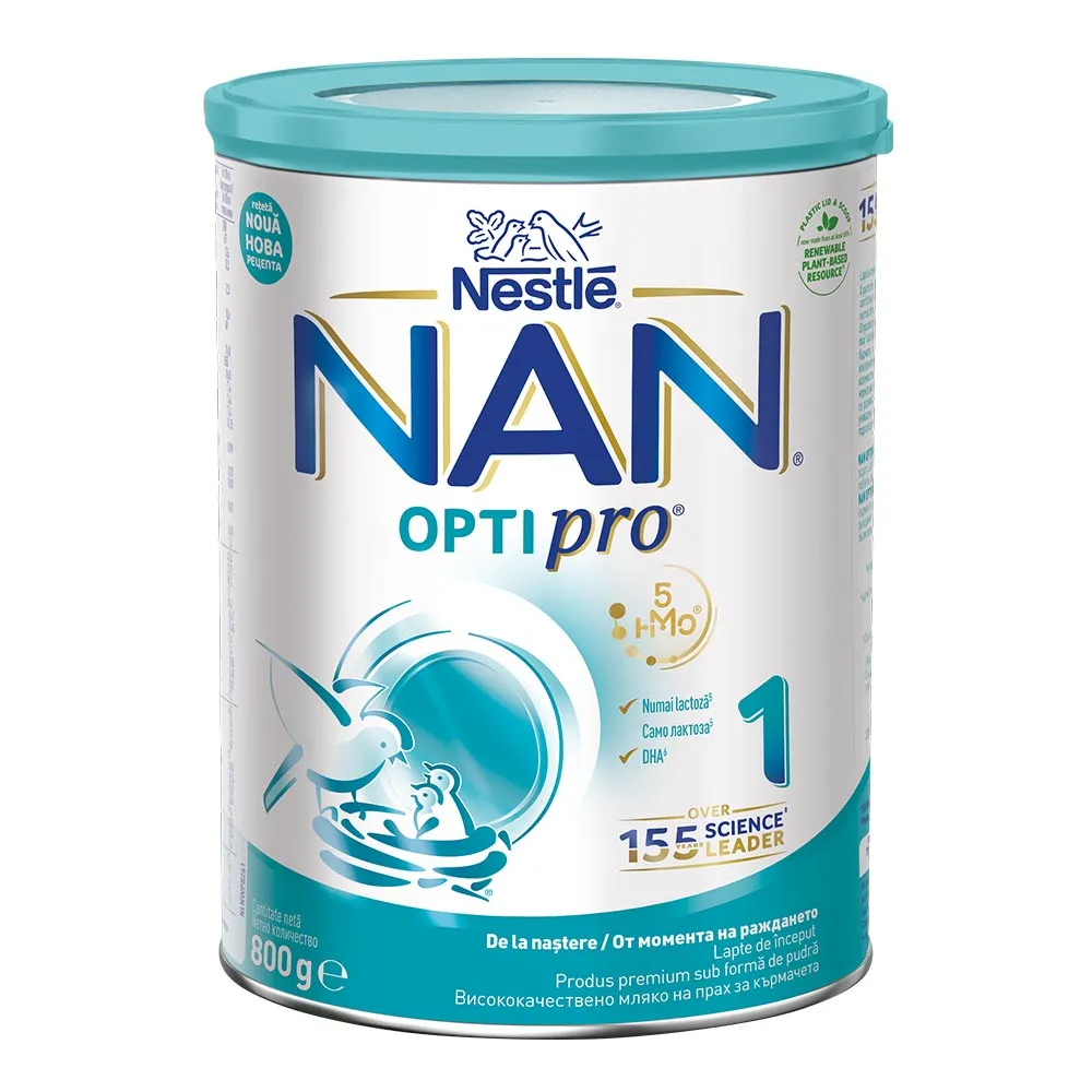 Formula de lapte NAN1 OPTIPRO HMO, 800g, Nestle