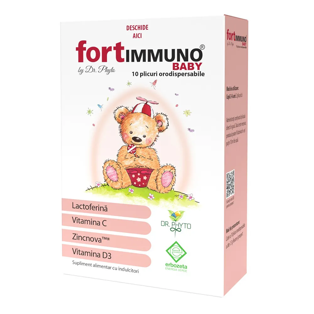 Fortimmuno Baby, 10 plicuri orodispensabile, Dr. Phyto