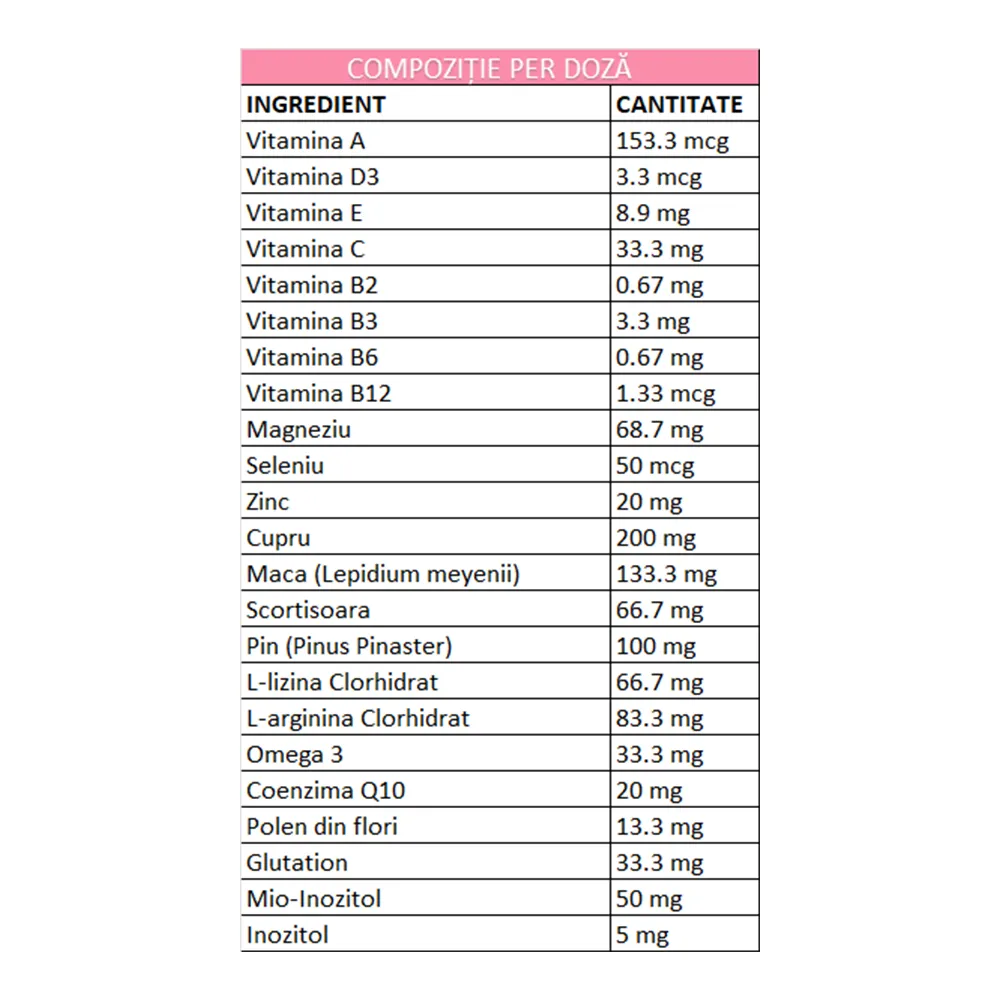 Fertil Pro Woman Plus, 90 capsule FPW