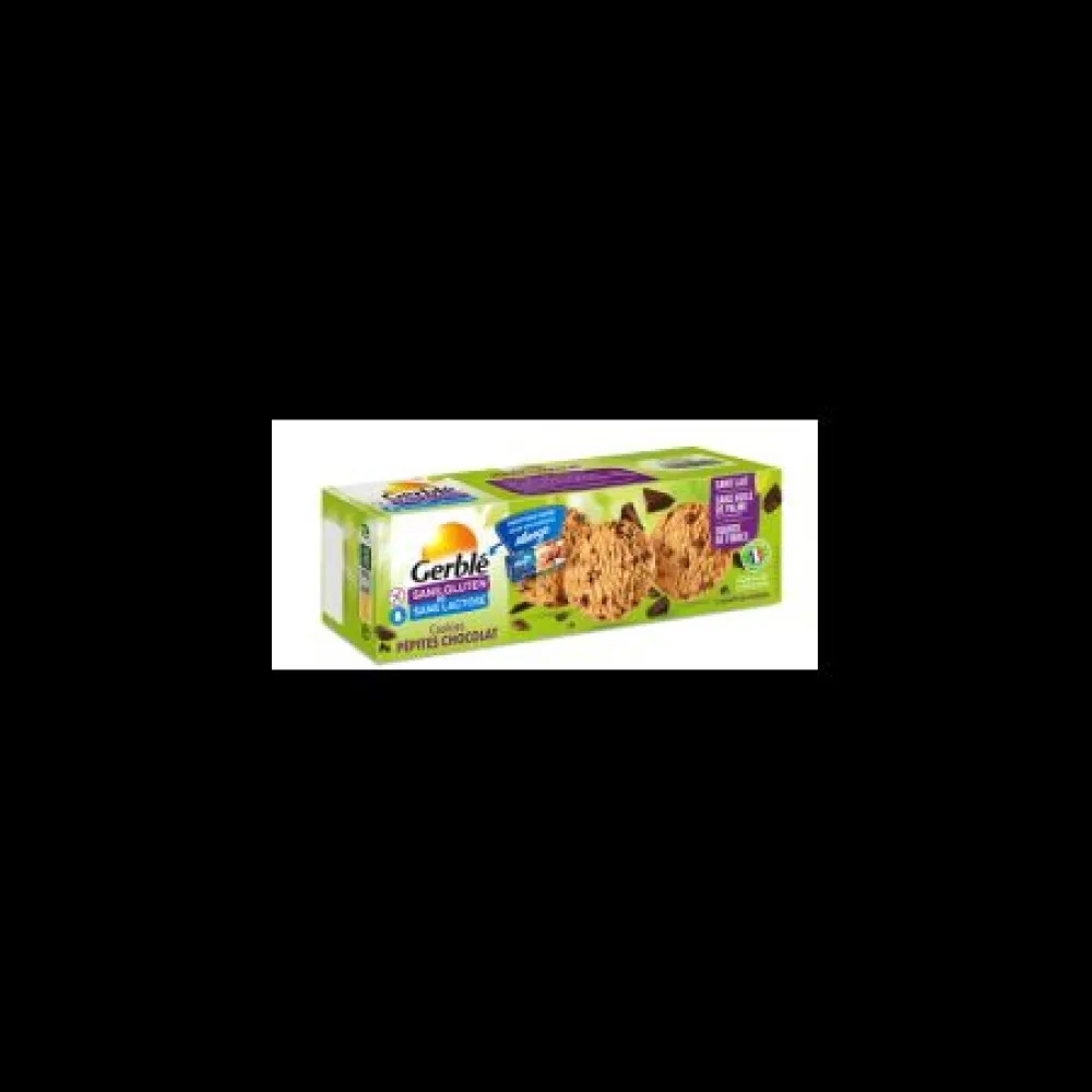 Fursecuri fara gluten si lactoza Pepites Chocolat, 150g, Gerble Expert Dietetic