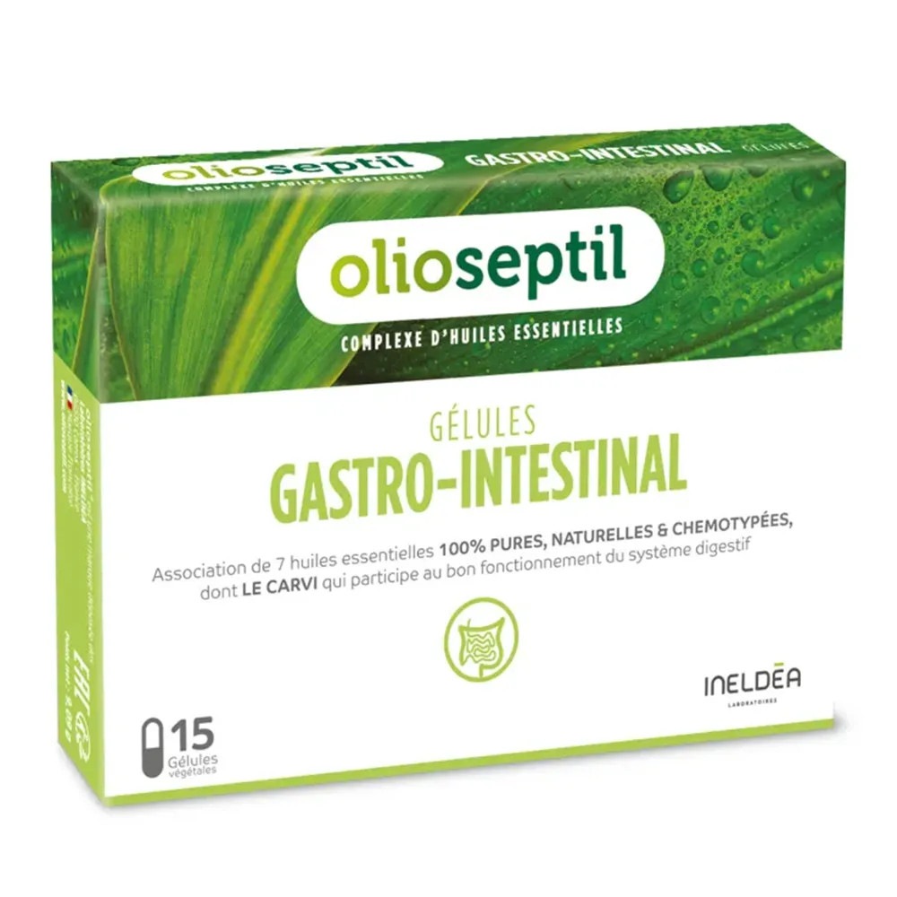 Gastro-intestinal Olioseptil, 15 capsule, Ineldea Laboratoires