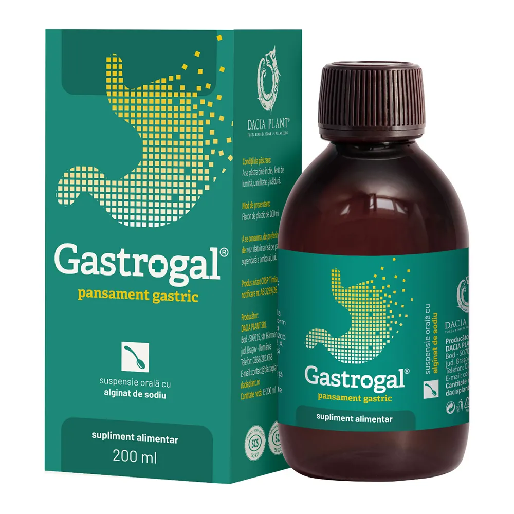Suspensie orala Gastrogal, 200 ml, Dacia Plant