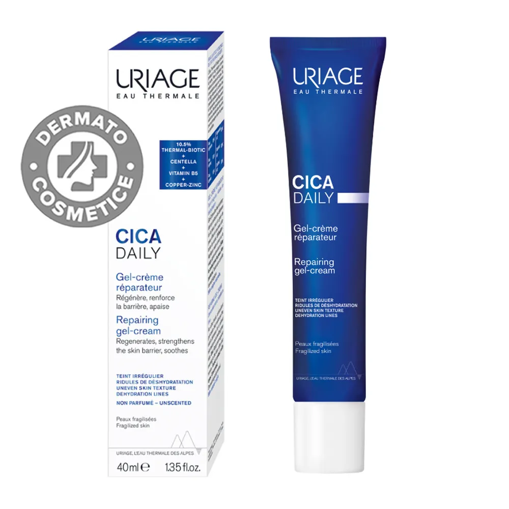 Gel-crema pentru pielea fragilia Bariederm Cica Daily, 40ml, Uriage