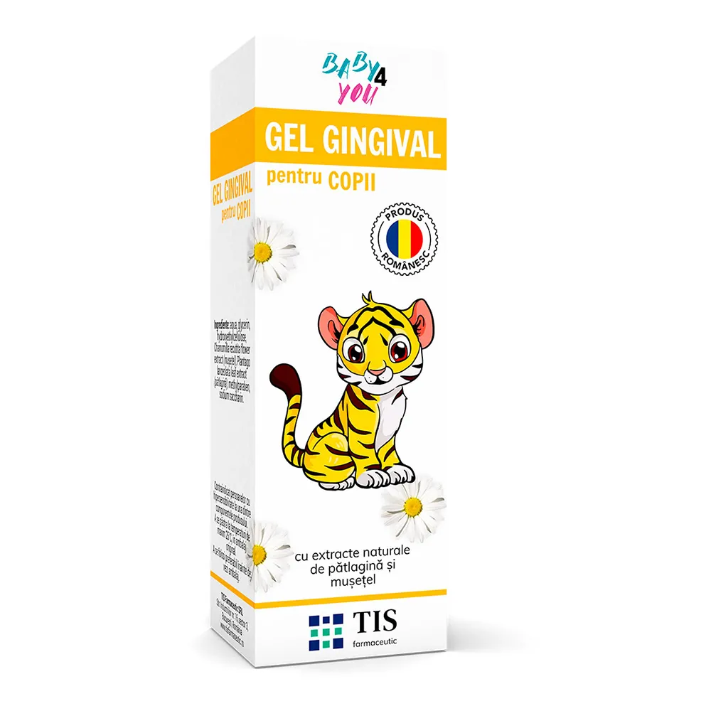 Gel gingival pentru copii Baby 4 You, 15 ml, Tis