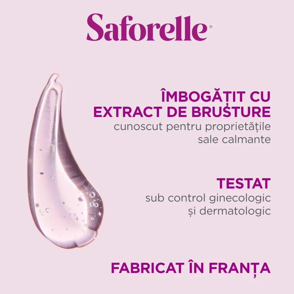 Gel ingrijire intima cu extract de brusture Saforelle, 100 ml, Laboratoarele Iprad