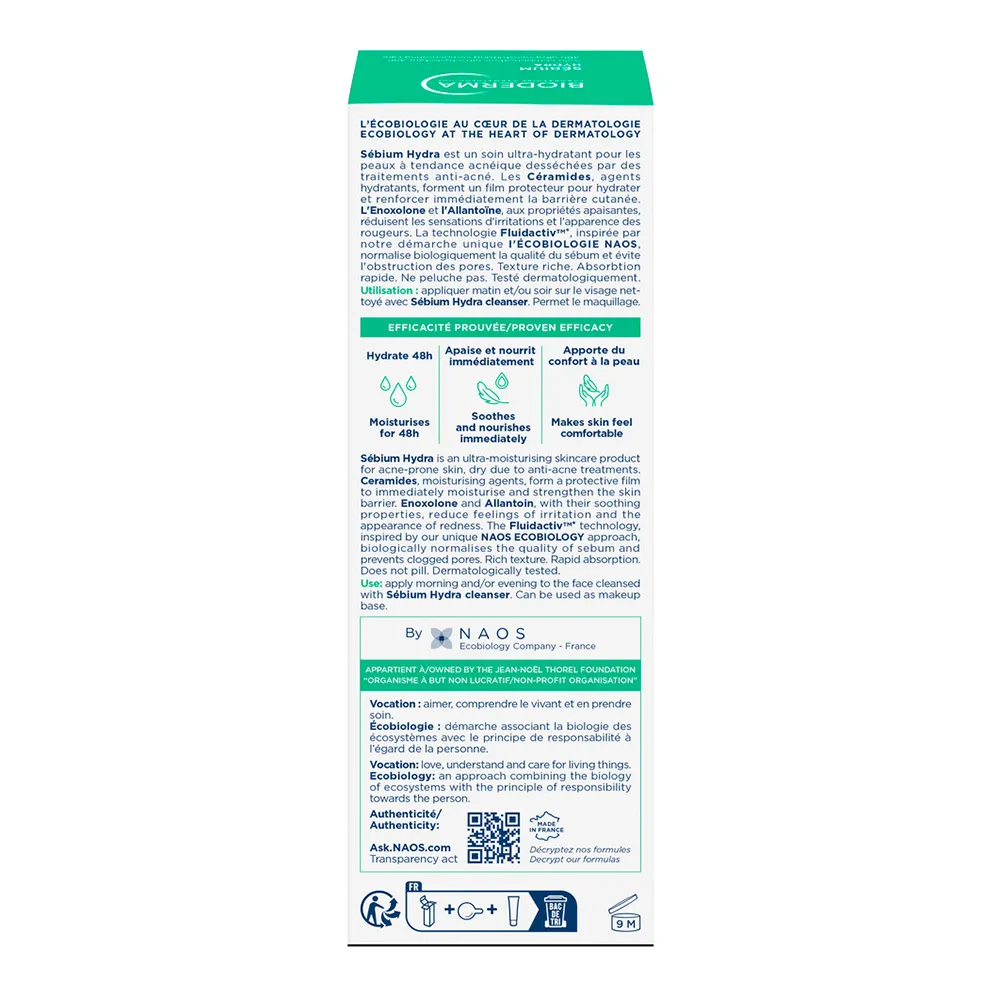 Gel Sebium Hydra, 40ml, Bioderma