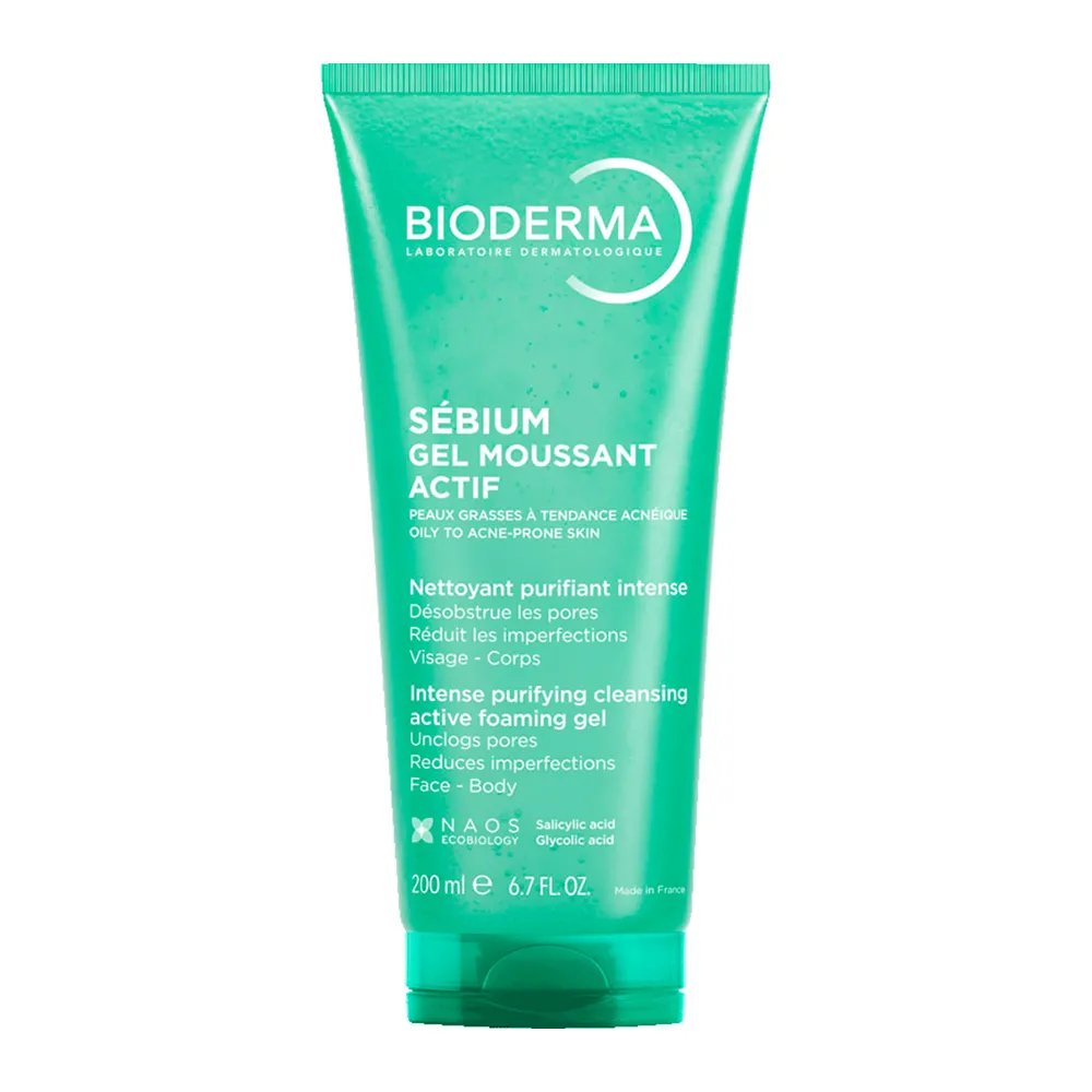 Gel spumant activ Sebium, 200ml, Bioderma