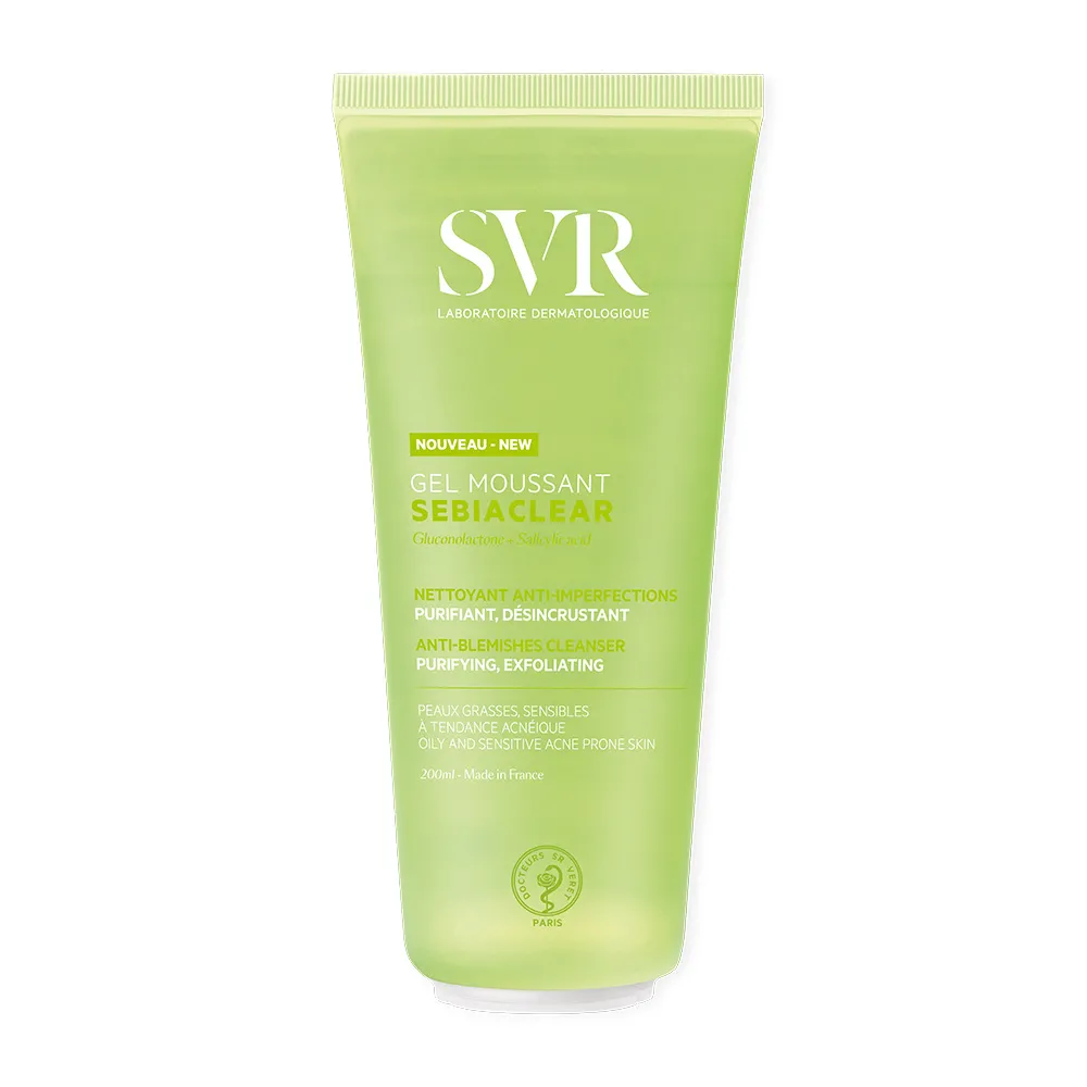 Gel Spumant de Curatare Sebiaclear, 200 ml, Svr