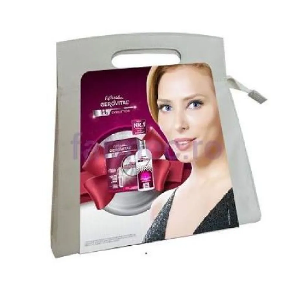 Gerovital H3 Evolution Acid Hialuronic 2ml x 10 fl. + Lapte Demachiant Instant x 200ml