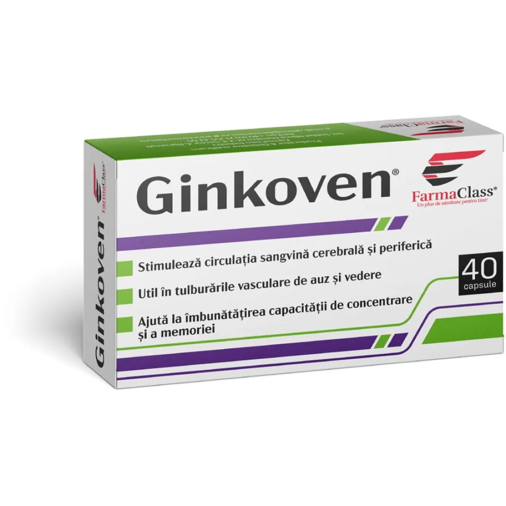 Ginkoven, 40 capsule, Farmaclass