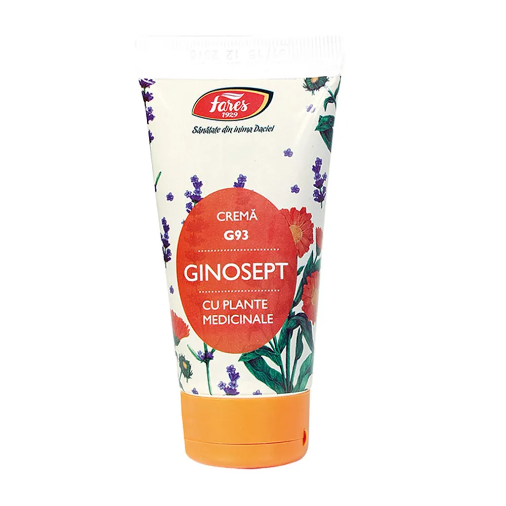 Ginosept crema cu plante medicinale, 50 ml, Fares