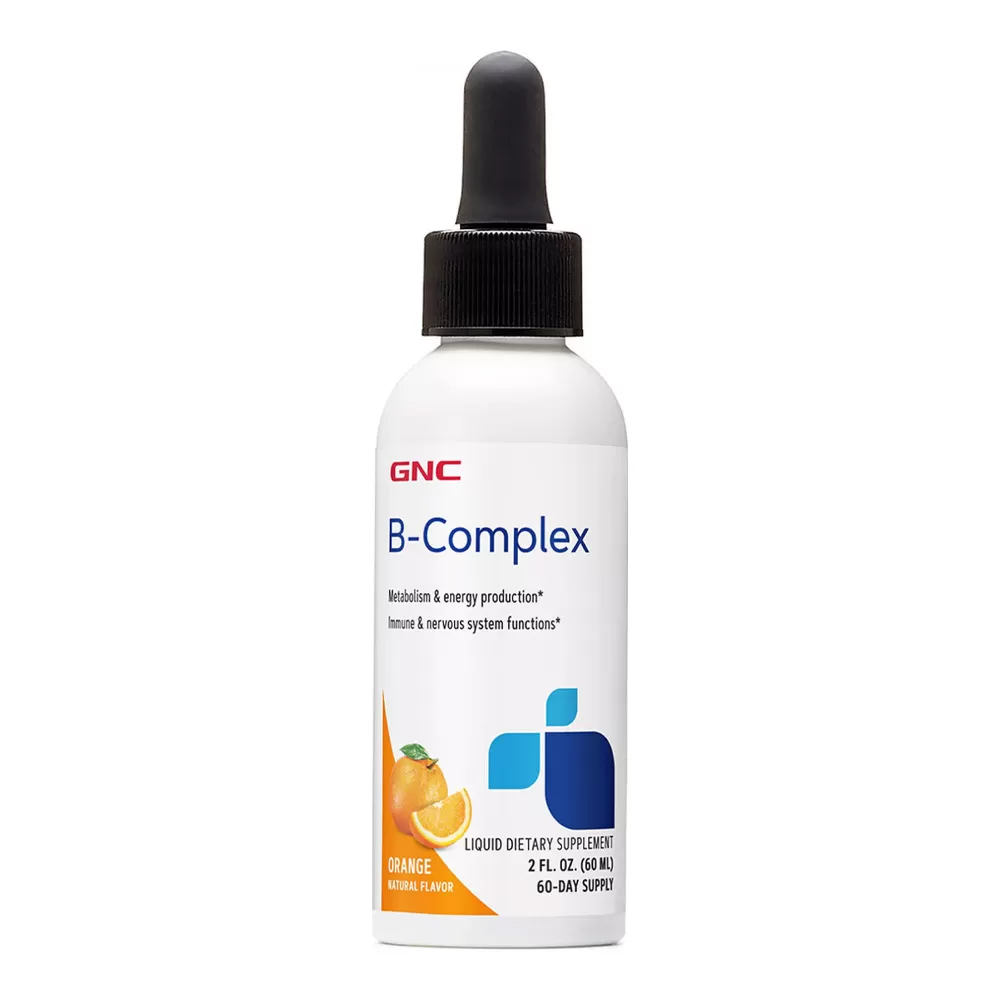 GNC B-Complex Lichid Aroma de Portocala x 60 ml