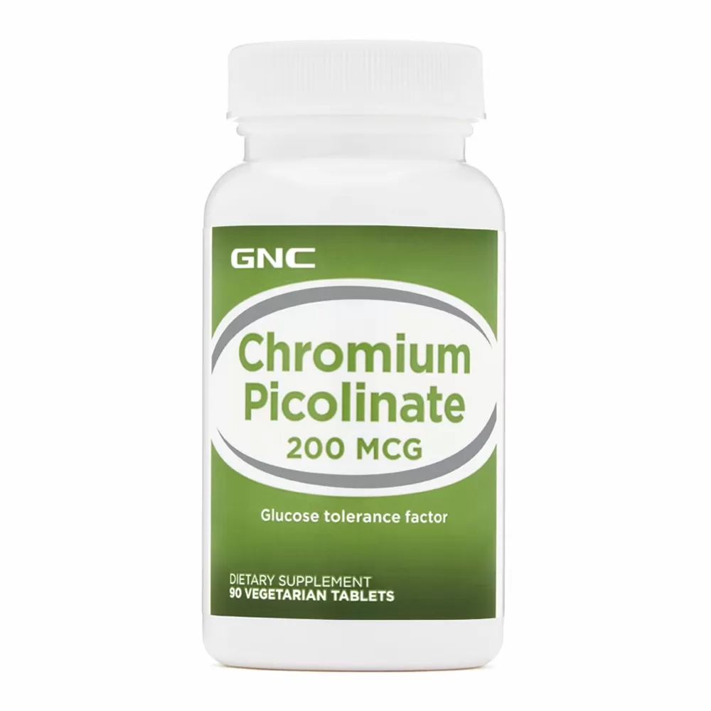 Gnc Chromium Picolinate 200 Mcg, Crom Picolinat, 90 Tb