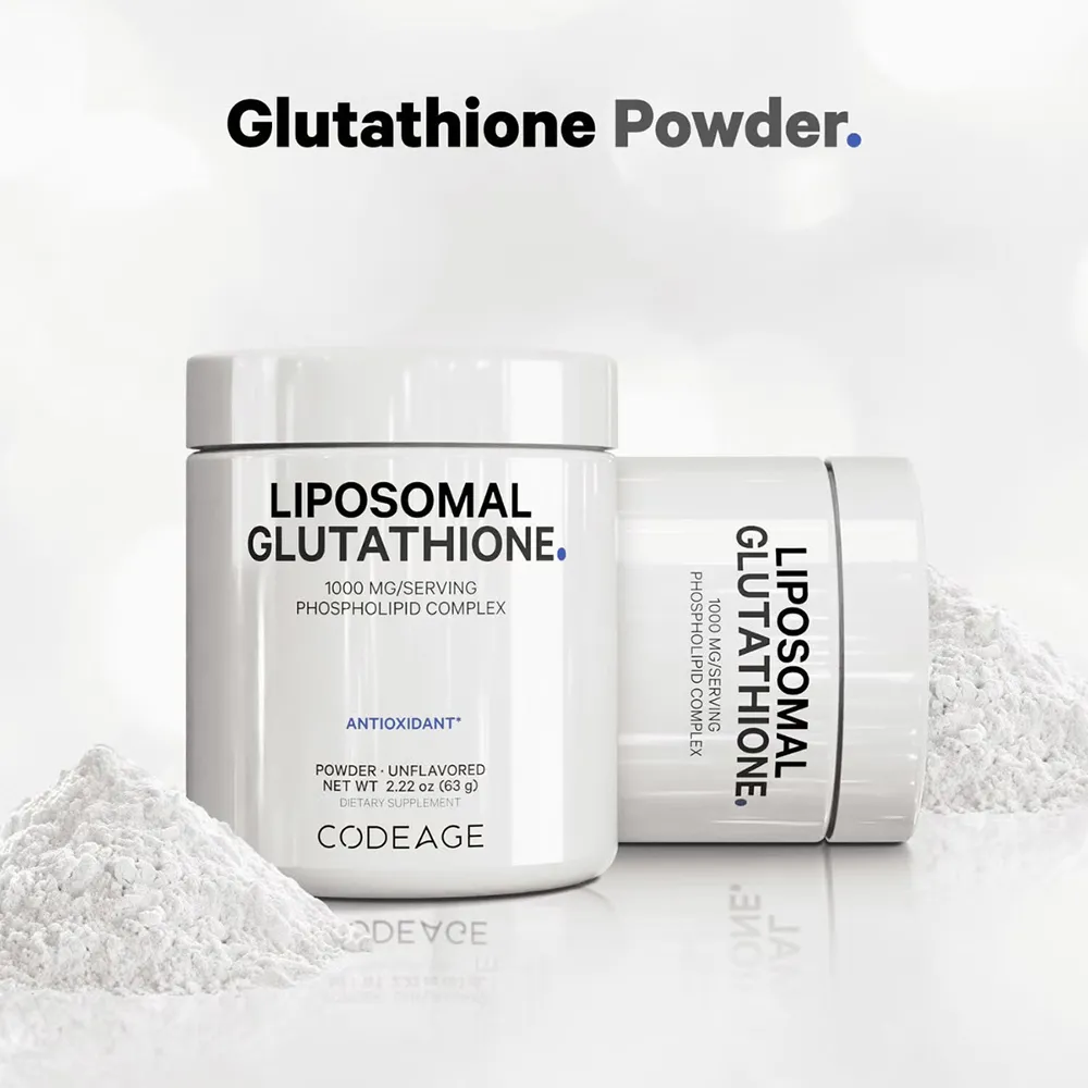 CodeAge Liposomal Glutathione, Glutation Lipozomal Pudra 1000 mg, 63g, GNC