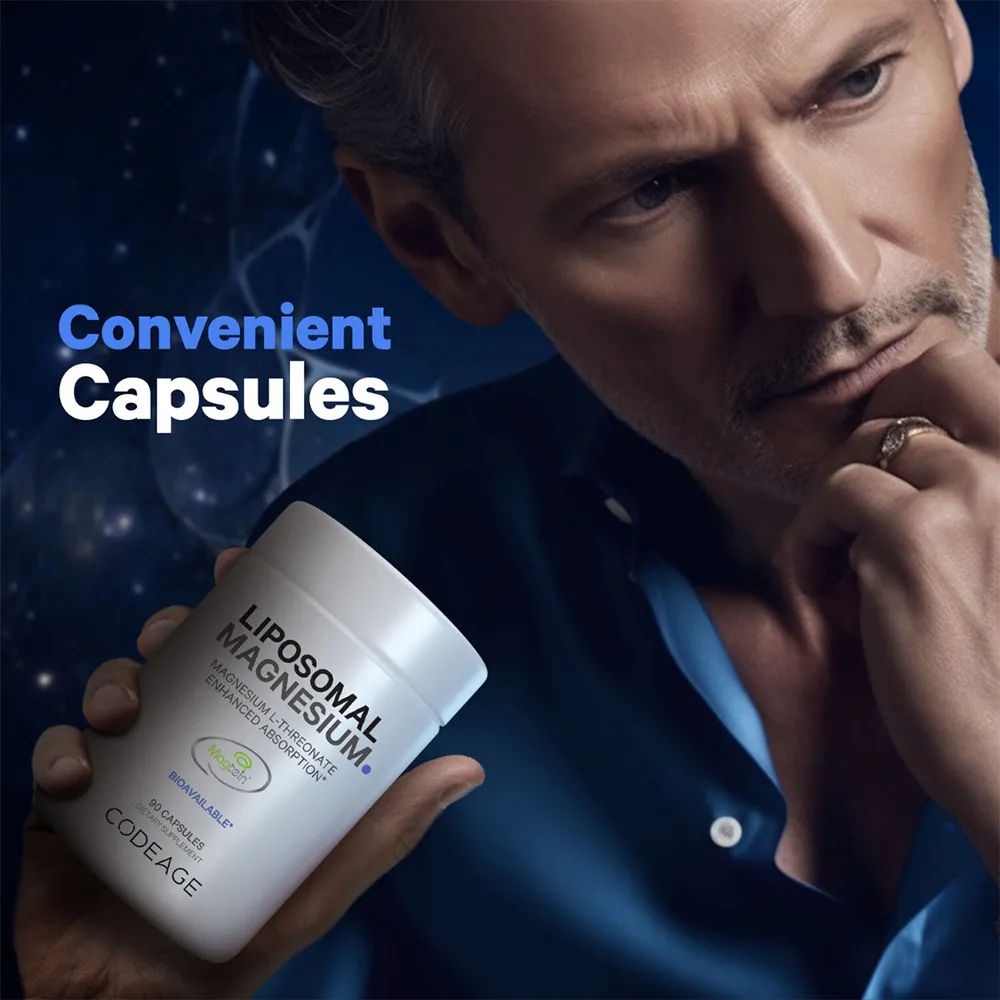 Magneziu L-Treonat Liposomal cu Fosfolipide - Formula Avansata pentru Absorbtie Superioara, 90 capsule, GNC