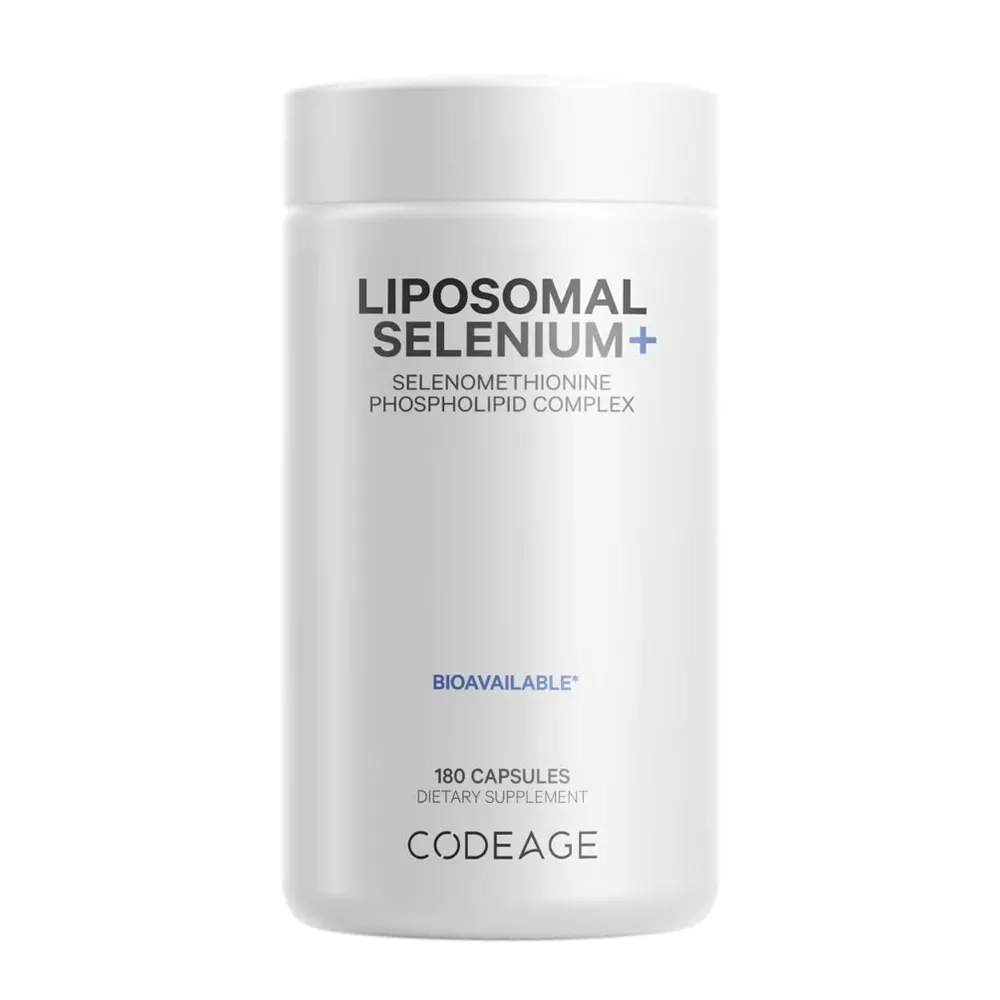 Seleniu Lipozomal Complex cu Fosfolipie din SelenoMentionina Codeage, 180 capsule, GNC