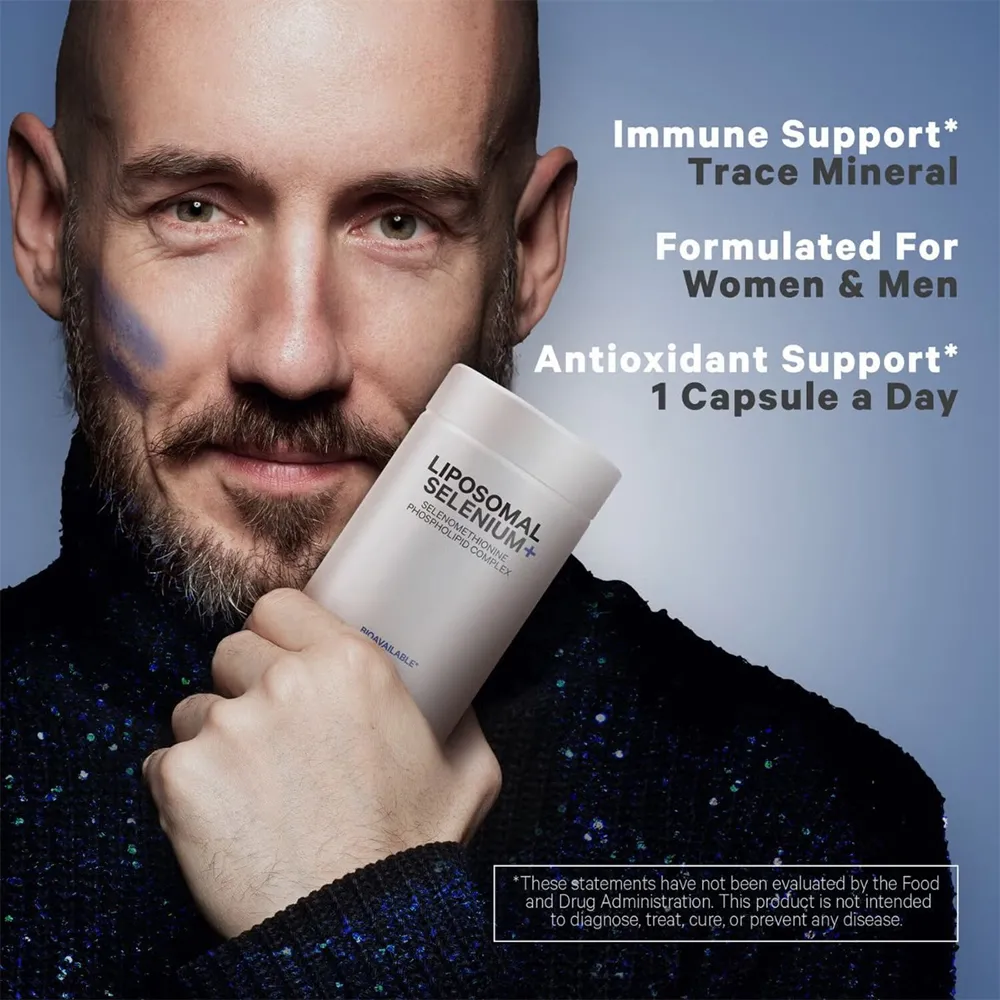 Seleniu Lipozomal Complex cu Fosfolipie din SelenoMentionina Codeage, 180 capsule, GNC