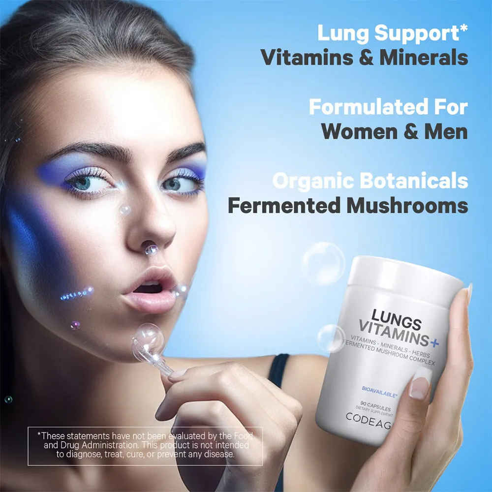 Formula Complexa pentru Imbunatatirea Respiratiei CodeAge, 90 capsule, GNC