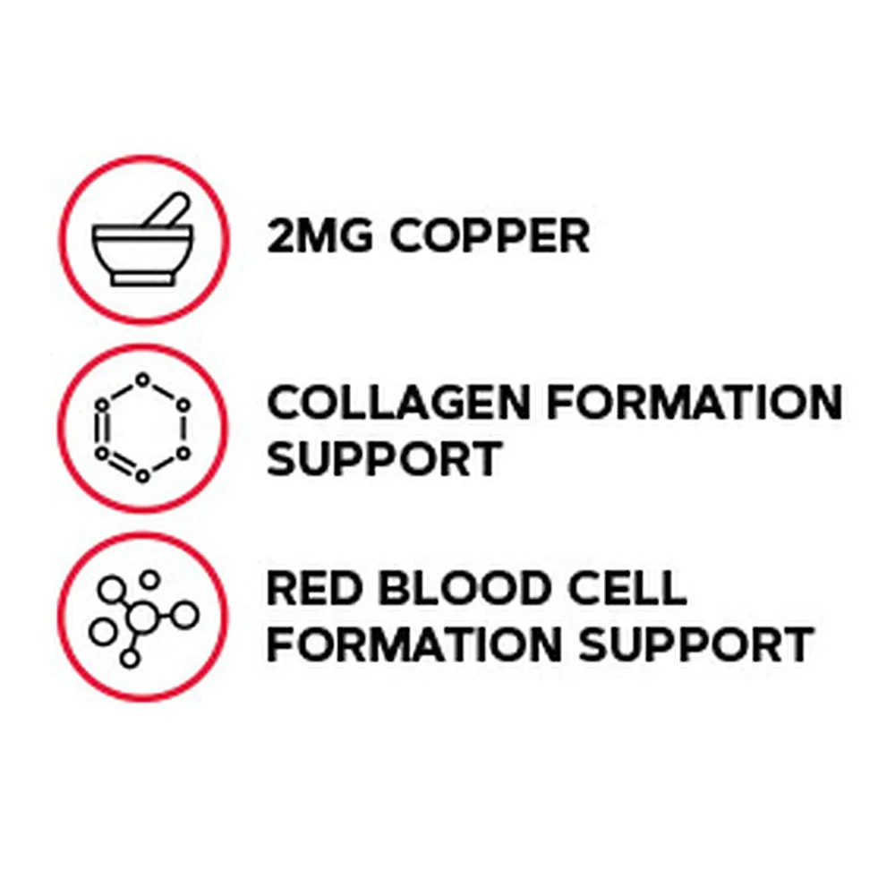Copper 2 mg, Cupru, 100 tb, GNC