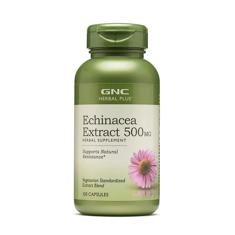 GNC Echinacea Extract 500 mg - capsule x 100