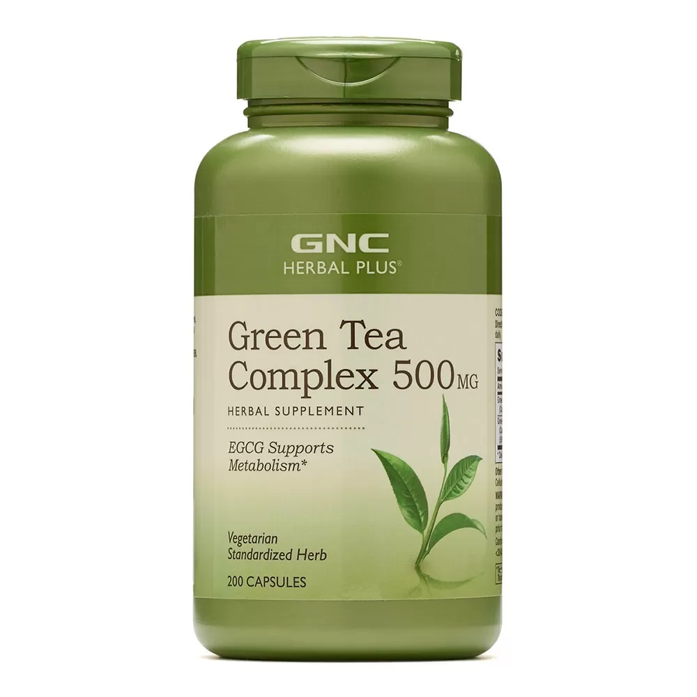 Herbal Plus Green Tea Complex 500mg, 200 capsule, GNC